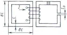 магнитная цепь с воздушным зазором